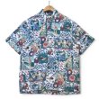 画像1: 程度良好!! ビンテージ【Reyn Spooner】【レインスプーナー】【MELE KALIKIMAKA】メレ カリキマカ【メリークリスマス】【サンタ柄】プルオーバー【ボタンダウン】総柄【アロハシャツ】【サイズM】 (1)