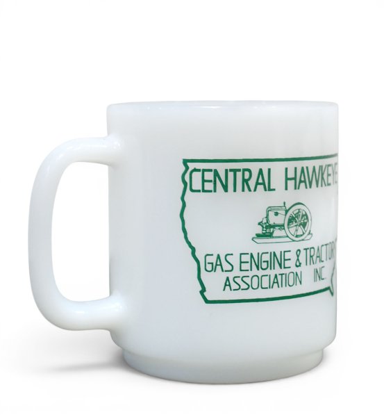 画像5: 【80's】【ガラスベイク】【CENTRAL HAWKEYE GAS ENGINE & TRACTOR ASSOCIATION】白【アドマグ】【マグカップ】 (5)