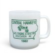 画像1: 【80's】【ガラスベイク】【CENTRAL HAWKEYE GAS ENGINE & TRACTOR ASSOCIATION】白【アドマグ】【マグカップ】 (1)