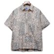 画像1: 90's ビンテージ【USA製】【RJC】アロハシャツ【プルオーバーハワイアンシャツ】総柄シャツ【サイズXL】  (1)