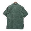 画像4: 【00's】ビンテージ【L.L.Bean】エルエルビーン【緑系模様】【総柄】【半袖シャツ】【M】  (4)