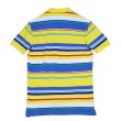 画像3: ビンテージ【90's〜】【ラルフローレン】【Polo Ralph Lauren】【黄色×青×緑ボーダー】【ポロシャツ】【サイズS】 (3)