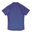 画像4: 【80's】【USA製】ビンテージ【Work Wear Corporation】【紺地×赤白水色ストライプ】【半袖ワークシャツ】【サイズS】 (4)