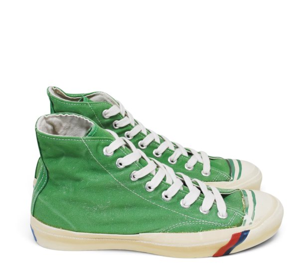 画像4: 【80's】【ビンテージ】【PRO-Keds】【プロケッズ】【ロイヤルハイ】【キャンバススニーカー】【グリーン】【US8】 (4)