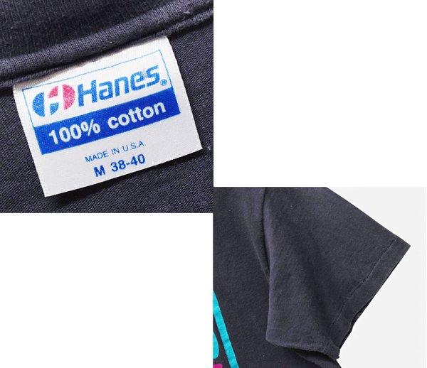 画像2: 【90's】【ビンテージ】【USA製】【ヘインズ】【Hanes】【NEW KIDS ON THE BLOCK】【ニュー・キッズ・オン・ザ・ブロック】【ツアーTシャツ】シングルステッチ【サイズM】 (2)