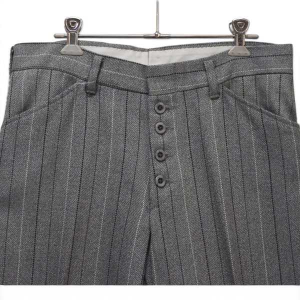 画像3: 【70's】ビンテージ【Levi's】【リーバイス】【STA-PREST】【スタプレ】【グレー】【ストライプ】【スラックス】ブーツカット【フレアパンツ】【W33程度】  (3)