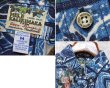 画像2: 限定【90's】ビンテージ【Rayn Spooner】リミテッドエディション【レインスプーナー】【MELE KALIKIMAKA】【サンタ柄】【総柄】【ボタンダウン】アロハシャツ【半袖シャツ】青【M】  (2)