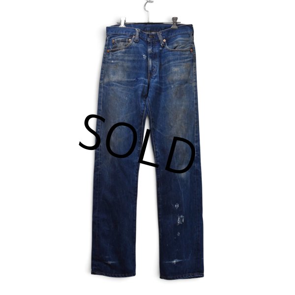 画像2: 【70's】ビンテージ【USA製】【リーバイス】【Levi's】【505】６６後期【デニムパンツ】ブルーデニム【W31 L32】  (2)