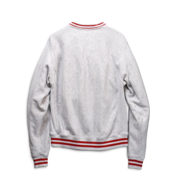 画像3: 【Champion】【チャンピオン】【REVERSE WEAVE】【リバースウィーブ】【SACRED HEART UNIVERSITY】【カレッジスウェット】（ライトグレー】リブ赤ボーダー【M】   (3)