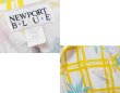 画像2: 【USA製】ビンテージ【NEWPORT BLUE】【白×オレンジチェック パイナップル総柄】ハワイアンシャツ【半袖シャツ】アロハシャツ【L】 (2)