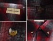 画像2: 【HOBBS CREEK】ボブスクリーク【赤×黒×グレーシャドーチェック】オンブレシャツ【ボタンダウン】【長袖シャツ】【XL】  (2)