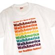 画像1: 【デッドストック】90's【USA製】【ビンテージ】ヘインズ【hanes】【WALK America】白【Ｔシャツ】【サイズXL】  (1)