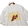 画像1: 90's~【ほぼ未使用】ビンテージ【FRUIT OF THE LOOM】フルーツオブザルーム【UNITY IN DIVERSITY】【Tシャツ】【クリーム】シングルステッチ【XL】 (1)