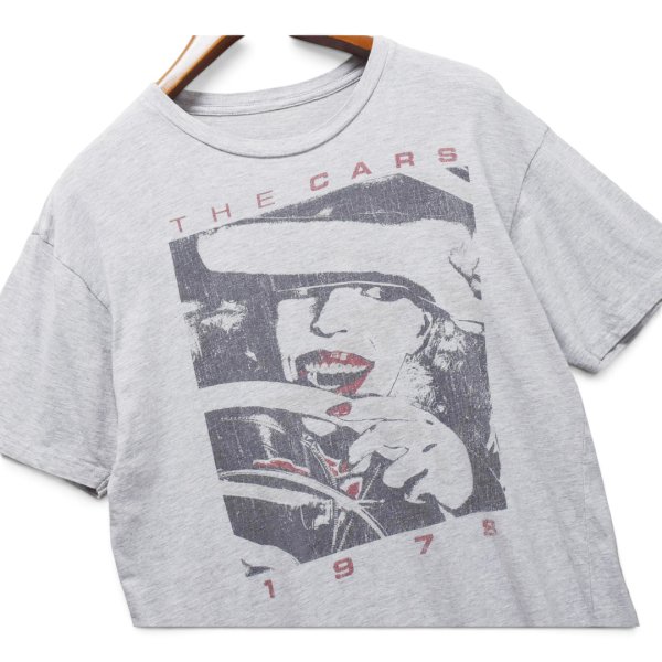 画像1: ビンテージ【00’s】【THE CARS】カーズ【ツアーTシャツ】バンドTシャツ【グレー】【Lサイズ程度】 (1)