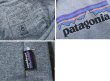 画像2:  【パタゴニア】【patagonia】【ロゴプリント】【プルオーバーパーカー】【グレー】サイズM (2)