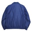 画像3: 90's ビンテージ【ラルフローレン】【Ralph Lauren】【襟裏チェック柄】【ジップアップ】コットンサテン【コットンブルゾン】【紺】【サイズL】 (3)