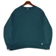 画像1: 【90’s】【ビンテージ】【USA製】【ラッセル】【RUSSELL ATHLETIC】【前V】【クルーネックスウェット】【緑】【サイズL】 (1)