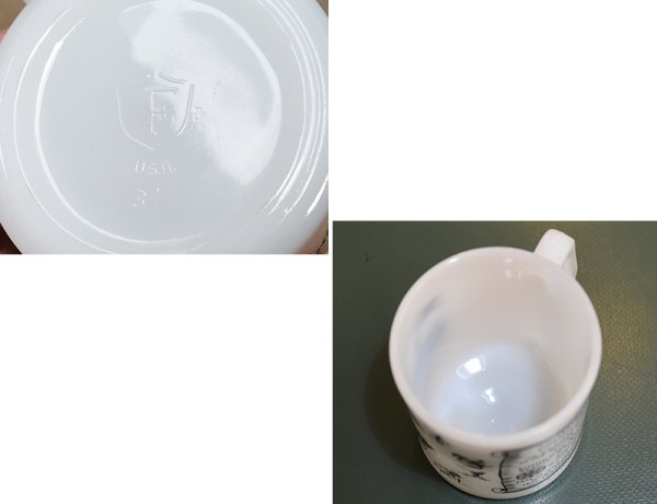 画像2: 【70’s】【ビンテージ】【フェデラル】【Federal Glass】【KINGDOME】【SEATTLE】【コレクターズエディション】【マグカップ】  (2)