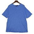 画像1: 【90’s】ビンテージ【ラルフローレン】【Ralph Lauren】【青】【無地】【ポニーマーク】シングルステッチ【リネンTシャツ】【サイズL】 (1)