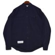 画像1: 【70’s】【ビンテージ】【USA製】【Elleco】【CPOシャツ】ポリエステル×アクリル【黒】【サイズ15-36】  (1)
