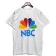 画像1: 【ほぼ未使用】【90’s】【ビンテージ】【USA製】【MY SHIRT】【NBC】【ロゴプリント】染み込みプリント【Tシャツ】企業ロゴ【白】【サイズL】  (1)
