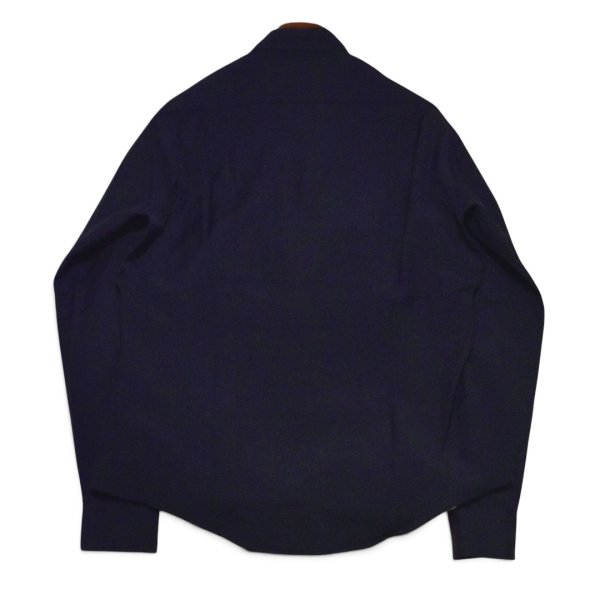 画像3: 【70’s】【ビンテージ】【USA製】【Elleco】【CPOシャツ】ポリエステル×アクリル【黒】【サイズ15-36】  (3)