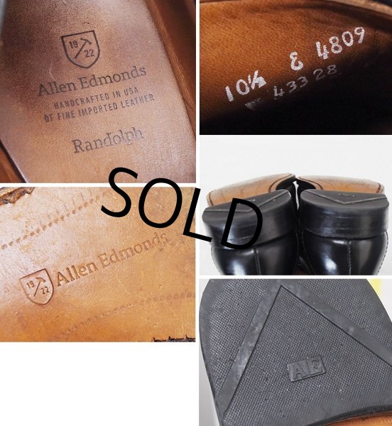 画像2: ビンテージ【USA製】【アレンエドモンズ】【Allen Edmonds】【Randolph】【レザー】【ペニーローファー】【黒】【10 1/2 E】 (2)