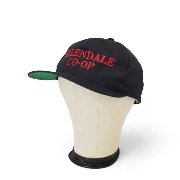 画像3: ビンテージ【YUPOONG】【ELLENDALE CO-OP】【企業キャップ】【黒×赤】【スナップバック】【フリーサイズ】 (3)