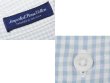 画像2: 【90’s】【ビンテージ】【USA製】【インポーテッドファブリック】【Imported Fabric】【白×水色×緑】【ギンガムチェック】【ボタンダウン】【半袖シャツ】【サイズXL】 (2)