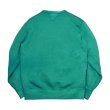 画像4: 【ほぼ未使用】【ポロ ラルフローレン】【Polo Ralph Lauren】【UNIVERSITY NEW YORK】【フロッキープリント】ビンテージ加工【前V】【緑】【スウェット】【サイズM】  (4)