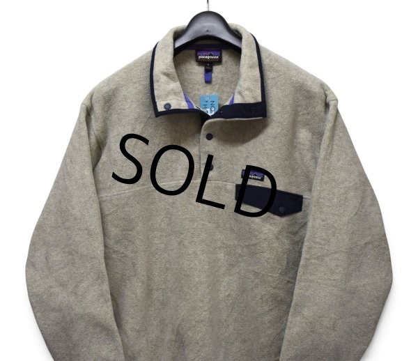 画像1: 【パタゴニア】【Patagonia】【Synchilla】シンチラ【スナップT】【フリース】【ナチュラル】オートミール【サイズM】  (1)