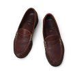 画像3: 【アレンエドモンズ】【Allen Edmonds】【Duke】【ブラウン】型押し【ペニーローファー】コインローファー【サイズ10 1/2】【Vibramソール】  (3)