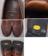 画像2: 【アレンエドモンズ】【Allen Edmonds】【Duke】【ブラウン】型押し【ペニーローファー】コインローファー【サイズ10 1/2】【Vibramソール】  (2)