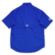 画像3: ビンテージ【コロンビア】【Columbia】【PFG】【ALPINE ADVENTURES】【青無地】【フィッシング】【半袖BDシャツ】【サイズS】 (3)