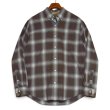画像1: 【90’s】ビンテージ【ティンバーランド】【Timberland】【茶色×水色】【チェック】【ボタンダウンシャツ】【サイズM】 (1)