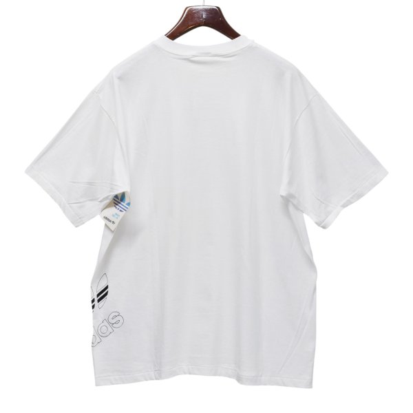 画像4: 【デッドストック】90's【USA製】【アディダス】【adidas】【トレフォイルロゴ】シングルステッチ【Tシャツ】【白】【サイズXL】 (4)