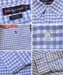 画像2: 【90’s】ビンテージ【ラルフローレン】【Ralph Lauren】【BIG SHIRT】【青×白】【ギンガムチェック】【ボタンダウンシャツ】【サイズM】<br (2)