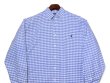 画像3: 【90’s】ビンテージ【ラルフローレン】【Ralph Lauren】【BIG SHIRT】【青×白】【ギンガムチェック】【ボタンダウンシャツ】【サイズM】<br (3)