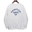 画像1: ビンテージ【COMFORT COLORS】【HAMPTON BAYS】【テニス】プリント【スウェット】【白】【サイズL】 (1)