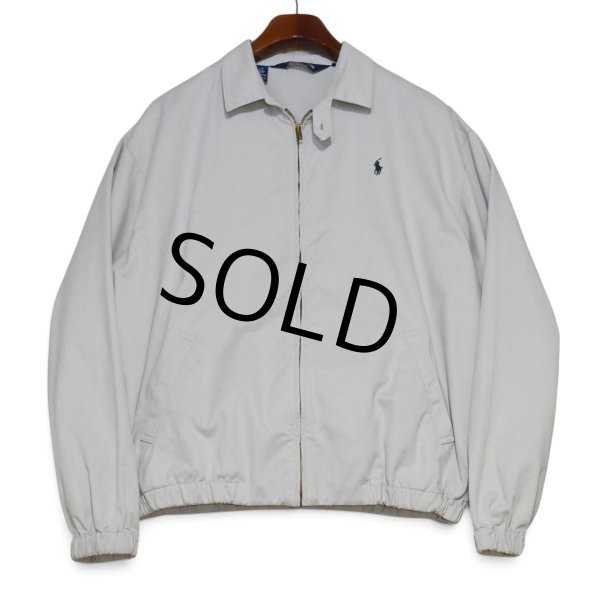 画像1: ビンテージ 90's【ラルフローレン】【Polo Ralph Lauren】【コットンブルゾン】【スイングトップ】【オフホワイト】【サイズM】 (1)
