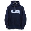 画像1: 【80’s】【ビンテージ】【USA製】【チャンピオン】【Champion】リバースウィーブ【REVERSE WEAVE】【VILLANOVA】【カレッジ】【パーカー】ネイビー【サイズM】  (1)