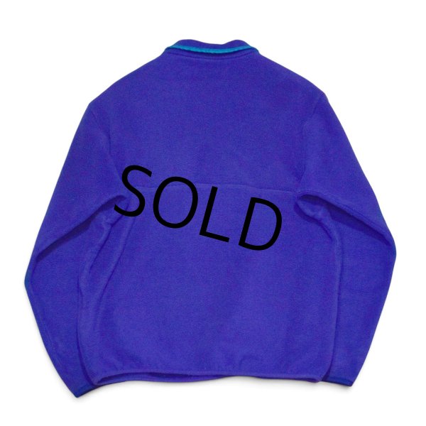 画像3: 【90’s】【ビンテージ】【USA製】【パタゴニア】【Patagonia】【フリーススナップT】【青×緑】【サイズL】 (3)