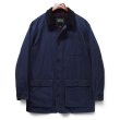 画像1: ORVIS【オービス】ビンテージ【紺ｘ襟コーデュロイ】裏地赤チェック【コットンジャケット】【サイズＭ】  (1)