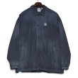 画像1: ビンテージ【アディダス】【adidas】【チャコールグレー】【コットンコーチジャケット】【トレフォイル】【サイズL】 (1)