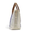 画像3: ビンテージ【L.L.Bean】【エルエルビーン】【白×紫】【レザーハンドル】キャンバス【トートバッグ】 (3)