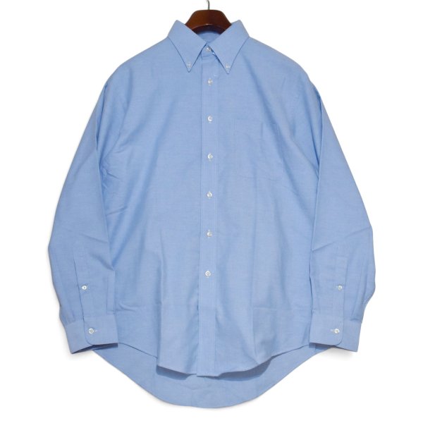画像1: 【デッドストック】【90’s】【ランズエンド】【LANDS' END】【水色】【ボタンダウンシャツ】【15-1/2×34】 (1)