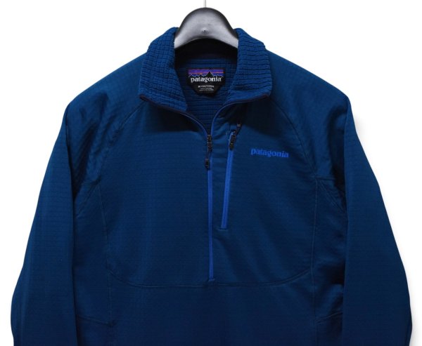 画像4: 【パタゴニア】【Patagonia】【R1プルオーバー】フリース【Polartec Power Dry】【青】【サイズM】  (4)