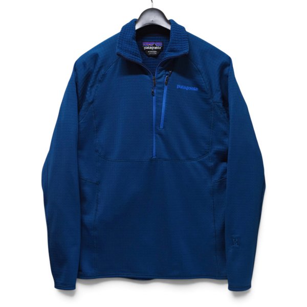 画像1: 【パタゴニア】【Patagonia】【R1プルオーバー】フリース【Polartec Power Dry】【青】【サイズM】  (1)