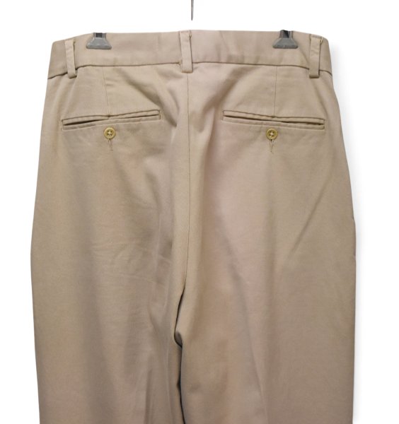 画像4: 【90’s】ビンテージ【USA製】【ポロ ラルフローレン】【Polo Ralph Lauren】【チノパンツ】スラックス【ベージュ】ストレッチパンツ【W32】  (4)