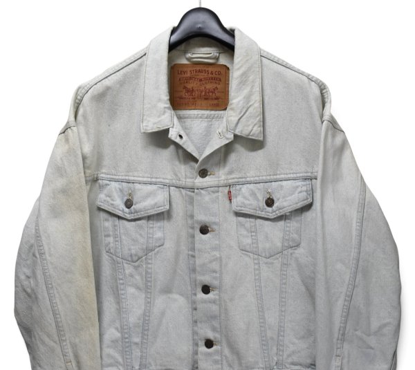 画像5: 【90’s】ビンテージ【USA製】【リーバイス】【Levi’s】【70598-4803】【デニムジャケット】Gジャン【アイスブルー】ブルーデニム【サイズL】  (5)